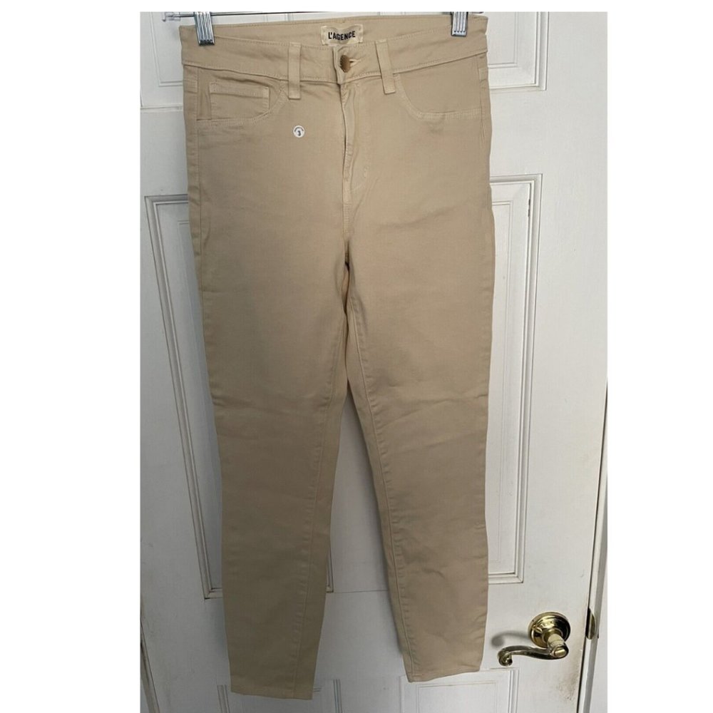 L'agence Skinny Beige Jeans Size 26